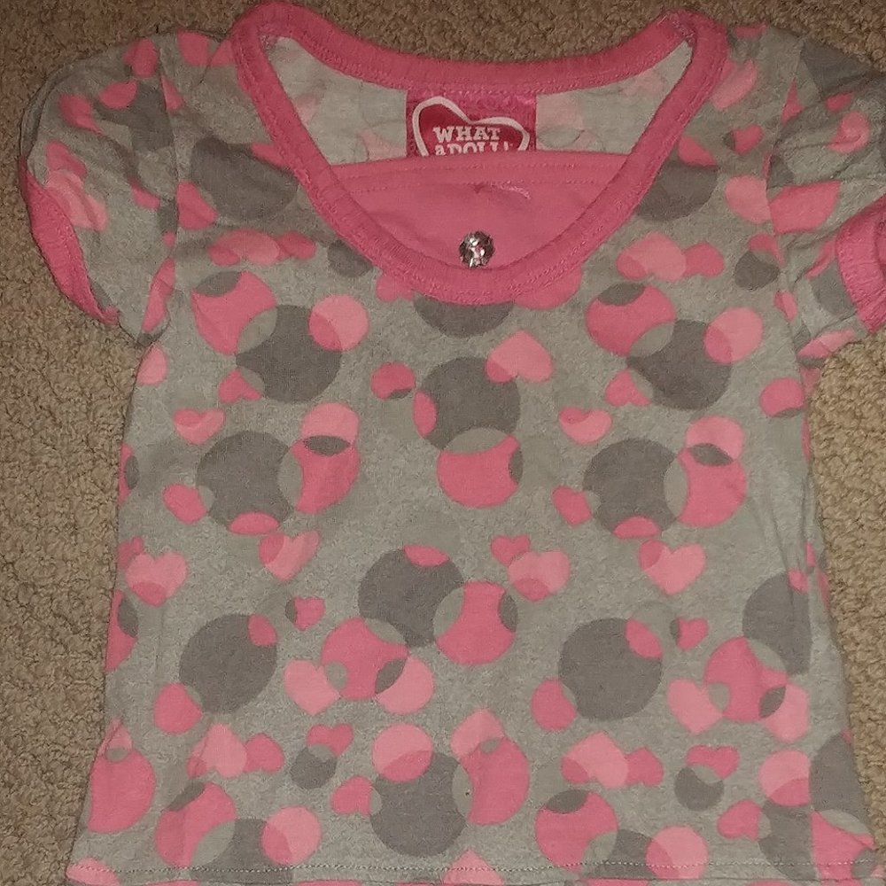 Girls Polka Dot Short Sleeved Dress 4/5